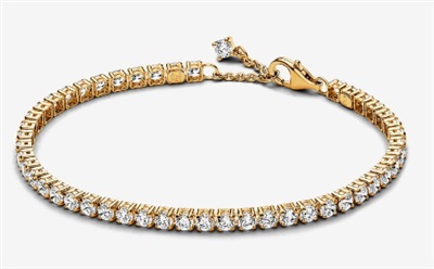 Pandora Işıltılı Tenis Bilekliği 561469C01 Altın