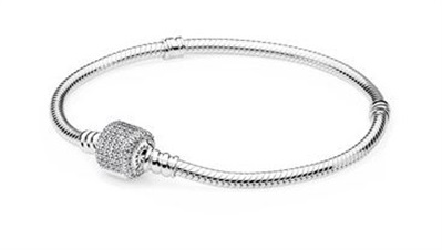 Серебристый браслет Pandora Moments 590723CZ