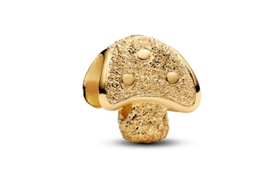 Pandora 764048C00 Gold Mushroom Charm