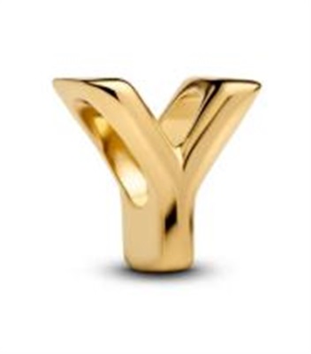 Pandora 763971C00 Gold Y Letter Charm