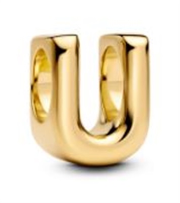 Pandora 763967C00 Gold U Charm