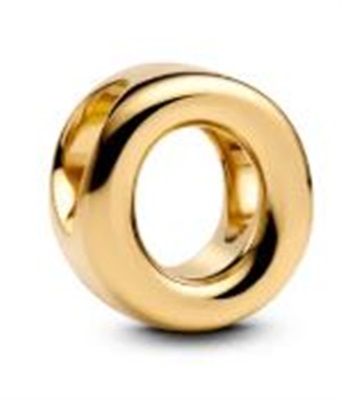 Pandora 763961C00 Gold O Charm