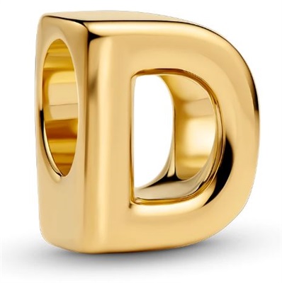 Pandora 763950C00 Gold D Letter Charm