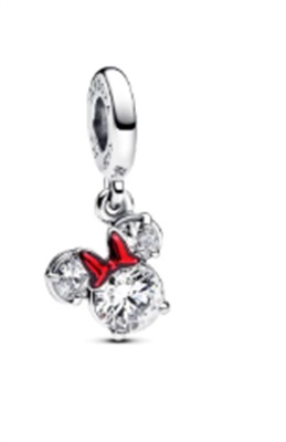 Pandora Disney Minnie Mouse Silueti Sallantılı Charm 793533C01 Gümüş