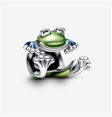 Pandora Climbing Frog Charm 793342C01 Green