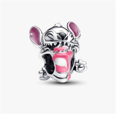 Pandora Disney Stitch Birthday Cake Charm 793189C01 Pink