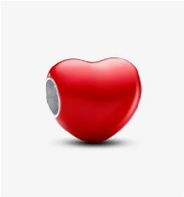 Pandora Colour-changing Hidden Message Heart Charm 793087C01 Kırmızı