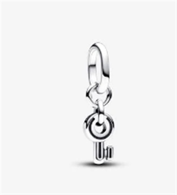 Pandora ME Key Mini Dangle Charm 793084C00, серебристый