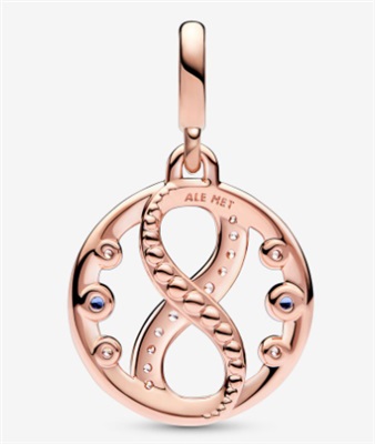 Pandora ME Infinity Charm Medallion 782696C01 Rose Gold