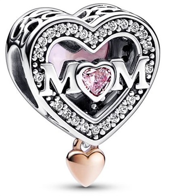 Pandora 782653C01 Charm Gümüş Pembe