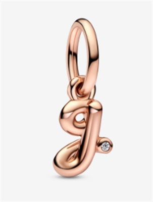 Подвеска-шарм Pandora с буквой G 782535C01 Rose Gold G