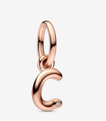 Pandora c Harfi Sallantılı Charm 782472C01 Rose Gold C