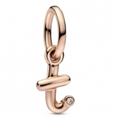 Pandora t Harfi Sallantılı Charm 782469C01 Rose Gold T