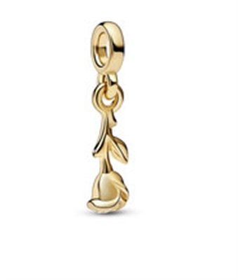 Pandora ME Romantic Rose Mini Dangle Charm 762467C00 Gold
