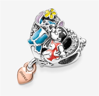 Pandora Disney Lilo & Stitch Ohana 781682C01 Silver Ring