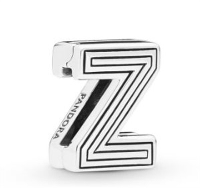 Pandora 798222 подвеска-шарм с буквой Z, серебристая
