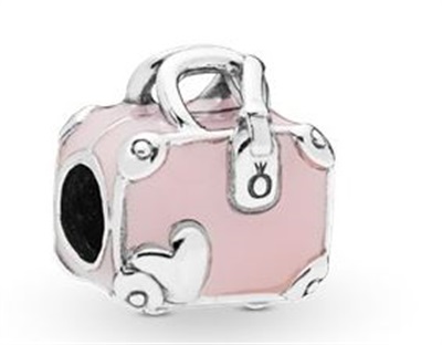 Pandora Розовый чемодан-шарм 798063EN124