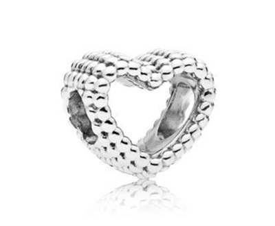 Pandora Boncuklu Kalp Küresi 797516 Charm Gümüş