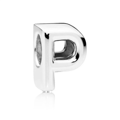 Pandora 797470 — серебристый шарм с буквой P
