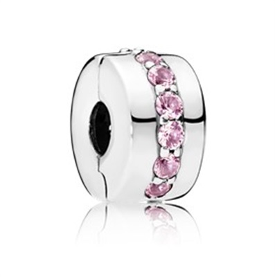 Pandora Shining Path 791972PCZ Charm Gümüş Pembe