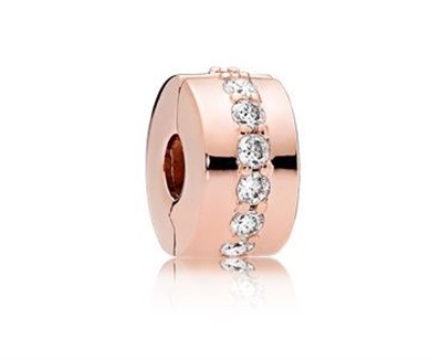 Pandora Işıltılı Yol 781972CZ Charm Rose
