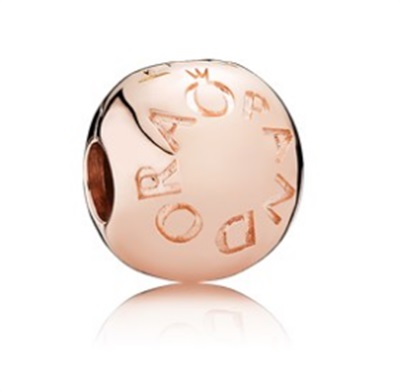 Pandora Logo 781015 Charm Rose Gold