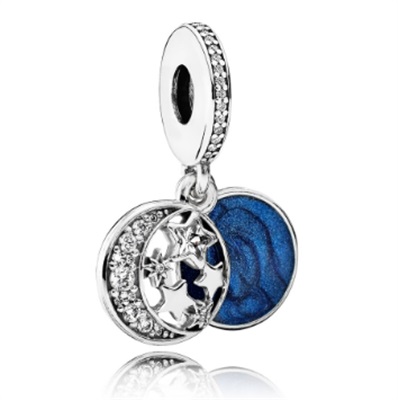 Pandora Vintage Gökyüzü 791993CZ Charm Mavi