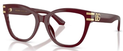 Оправа Dolce Gabbana DG3418, бордовая, 3091