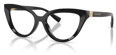Dolce Gabbana DG3414 501 — чёрная оправа для очков