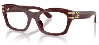 Dolce Gabbana DG3420 3091 — бордовая оправа для очков