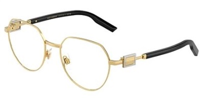 Dolce Gabbana DG1362 02, золотая оправа для очков