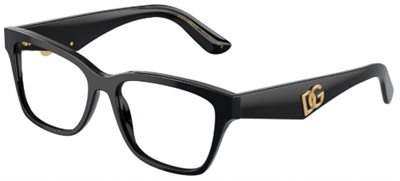 Dolce Gabbana DG3370 501 — чёрная оправа для очков