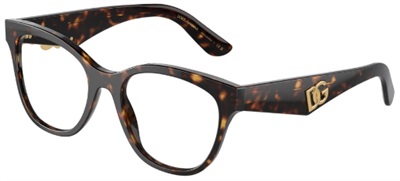 Dolce Gabbana DG3371 502 Brown Optical Glasses