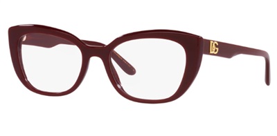 Dolce Gabbana DG3355 3091 Burgundy Optical Frames