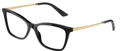 Dolce Gabbana DG3347 501 Black Optical Glasses