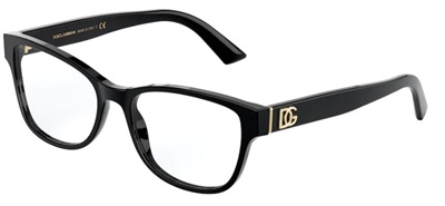 Dolce Gabbana DG3326 501 Black Optical Frame