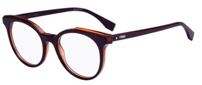 Fendi FF0249 B3V, фиолетовая оправа для очков