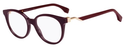 Fendi FF0202 оправа для очков, бордовая 5BR