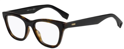Fendi FF0197 оправа для очков, чёрная, LC1