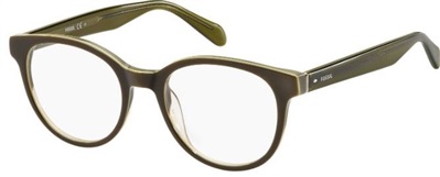 Fossil FOS7012 оправа для очков, зелёная, 4C3