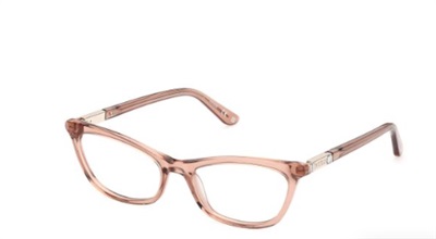 Guess GU50198/V Optical Glasses, Light Brown 057