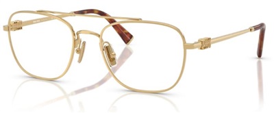 Miu Miu MU51WV Gold Optical Glasses 5AK1O1