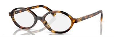 Miu Miu MU01XV Optical Glasses, Brown VAU1O1
