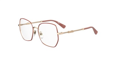 Moschino MOS610 Optical Glasses Gold Brown AU2