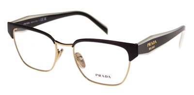 Prada İndirimli PR65YV Optik Gözlük Siyah/altın 1AB1O1