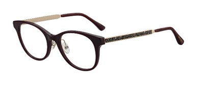 Jimmy Choo İndirimli JC209/F Optik Gözlük Bordo Lhf