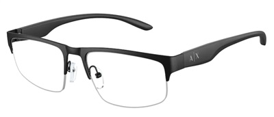 Armani Exchange AX1054 6000, чёрная оправа для очков