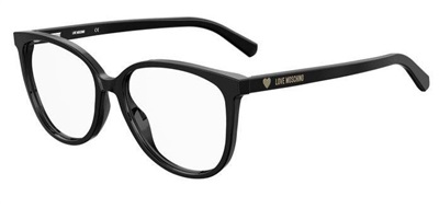 Love Moschino MOL558/TN Optical Glasses Black 807