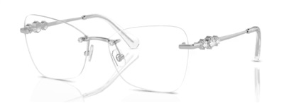 Swarovski SK1014 Optik Gözlük Gümüş 4001