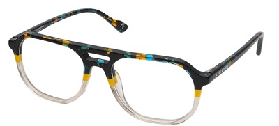 Lee Cooper Genç 11-15 LC2758 Optik Gözlük Kahverengi Sarı C3